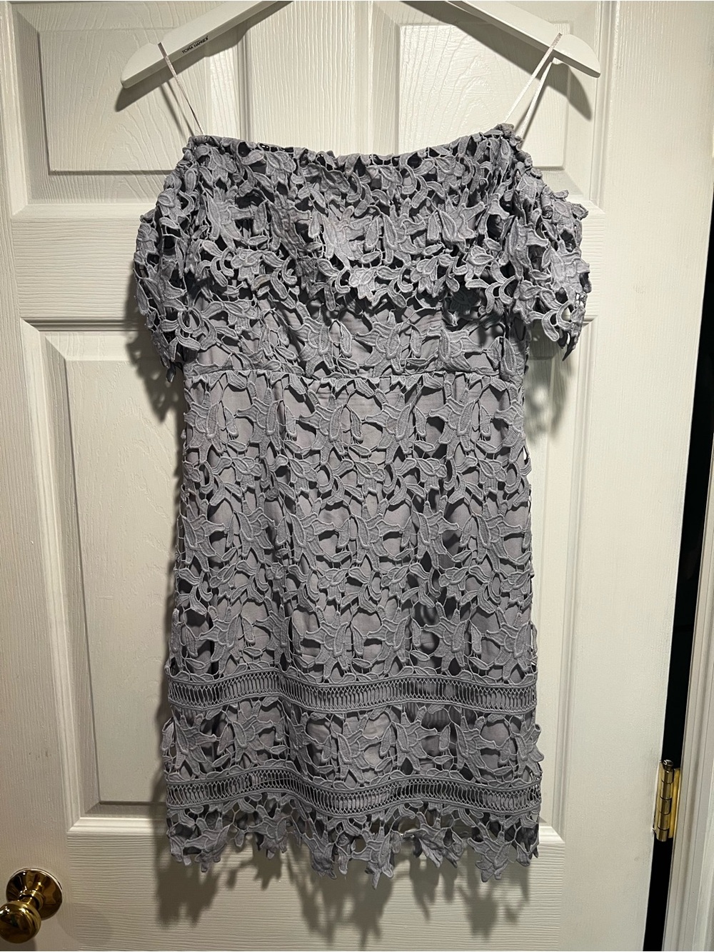 ASTR off the shoulder mini dress